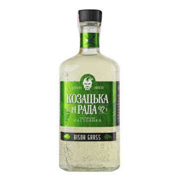 Настоянка 0.5л 37.5% Bison grass Козацька Рада пл