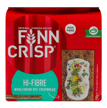 Хлібці житні цільнозернові з житніми висівками Hi-fibre Finn Crisp м/у 200г