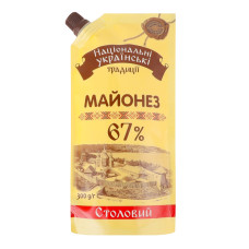 Майонез 67% Столовий Національні українські традиції д/п 300г