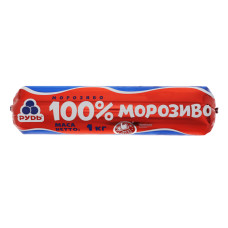 Морозиво 100% морозиво Рудь м/у 1кг