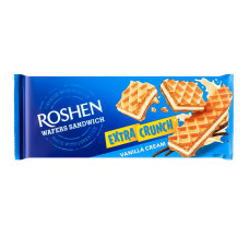 Вафлі Vanilla Cream Extra Crunch Wafers Sandwich Roshen м/у 142г