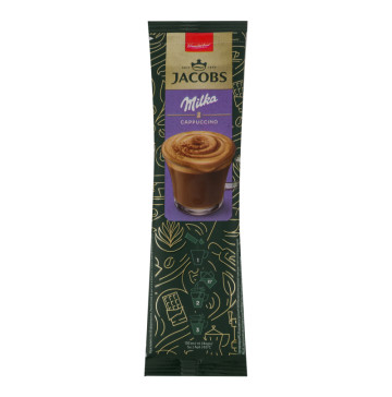 Напій кавовий розчинний з какао Cappuccino Milka Jacobs м/у 18г