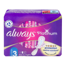 Прокладки гігієнічні ароматизовані Day&Night Platinum Ultra Always 6шт