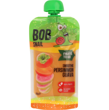 Пюре фруктове Persimmon-guava Smoothie Bob Snail д/п 120г