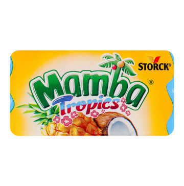 Цукерки жувальні з фруктовим смаком Тропікс Mamba м/у 26.5г