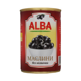 Маслини без кісточки Alba Food ж/б 300мл