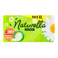 Прокладки гігієнічні ароматизовані Normal Plus Ultra Naturella 18шт