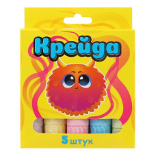 Крейда різнокольорова №50117 Куля Strateg 5шт