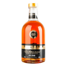 Бренді 0.5л 40% вірменський ординарний 3 роки VS Привітальний PBF пл