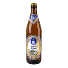 Пиво 0.5л 5.1% світле фільтроване солодове пастеризоване Hofbrau Original Hofbrau Munchen пл