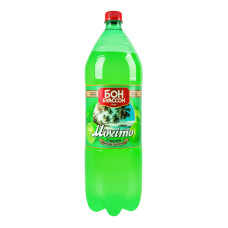 Напій безалкогольний сильногазований соковмісний з цукром та підсолоджувачами Мохіто Бон Буассон п/пл 2л