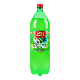 Напій безалкогольний сильногазований соковмісний з цукром та підсолоджувачами Мохіто Бон Буассон п/пл 2л