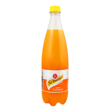 Напій безалкогольний сильногазований соковмісний на ароматизаторах Tangerine Schweppes п/пл 750мл