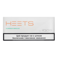 Виріб тютюновий для електричного нагрівання Summer Breeze Heets 20шт