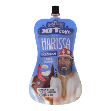 Соус з чилі та часником Harissa Moroccan Хіт соус Pripravka д/п 180г