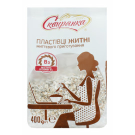 Пластівці Сквирянка житні миттєвого приготування 400г