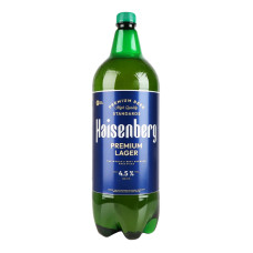 Пиво світле пастеризоване фільтроване Haisenberg Premium Lager 4.5% п/пл 1.8л