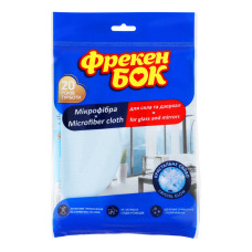 Серветка для скла та дзеркал 35х35см Мікрофібра Фрекен Бок 1шт