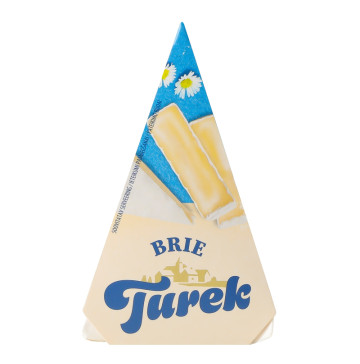 Сир 51% м'який з пліснявою Brie Turek к/у 125г