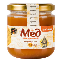 Мед натуральний гречаний Мед Поділля с/б 250г