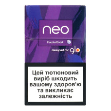 Виріб тютюновмісний для електричного нагрівання з фільтром Neo Purple Boost 20шт Виріб тютюновмісний для електричного нагрівання з фільтром Neo Purple Boost 20шт