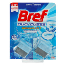 Кубики для зливного бачка чистячі 2в1 Duo-Cubes Bref 2х50г
