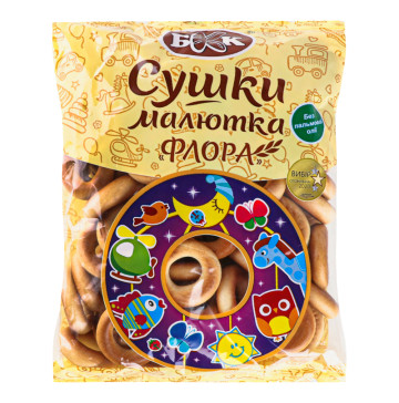 Сушки Малютка Флора БКК м/у 300г