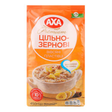 Пластівці вівсяні Цільнозернові Premium Axa м/у 450г Пластівці вівсяні Цільнозернові Premium Axa м/у 450г