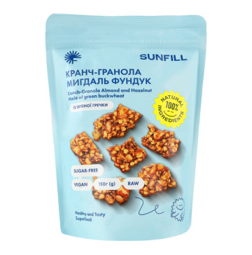 Кранч-гранола Мигдаль-фундук SunFill д/п 150г