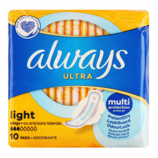 Прокладки гігієнічні ароматизовані Light Ultra Always 10шт