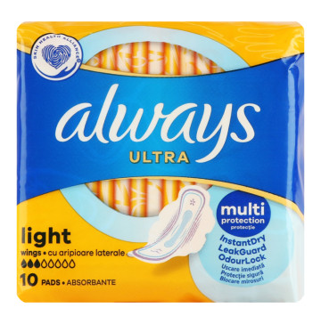 Прокладки гігієнічні ароматизовані Light Ultra Always 10шт