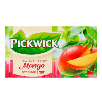 Чай чорний ароматизований зі шматочками манго Mango Pickwick к/у 20х1.5г