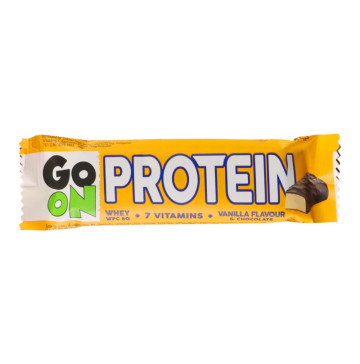 Батончик зі смаком ванілі в шоколаді Protein Go On Nutrition м/у 50г