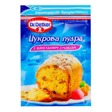 Пудра цукрова з ванільним смаком Dr.Oetker м/у 80г