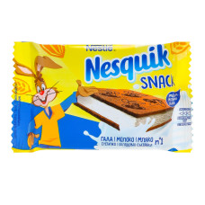 Тістечко бісквітне з молочною начинкою Snack Nesquik м/у 26г