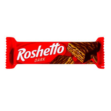 Вафлі глазуровані Dark Roshetto Roshen м/у 34г