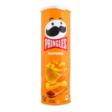 Чіпси картопляні Paprika Pringles тубус 165г
