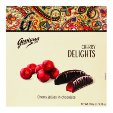 Мармелад жувальний зі смаком вишні в шоколаді Delights Goplana к/у 190г