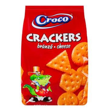 Крекери зі смаком сиру Croco м/у 100г