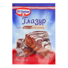 Глазур Темний та білий шоколад Dr.Oetker д/п 100г Глазур Темний та білий шоколад Dr.Oetker д/п 100г