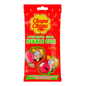 Гумка жувальна Полуничний смак Bubble gum Chupa Chups м/у 11г