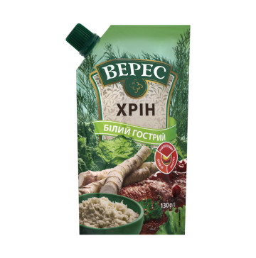 Хрін білий гострий Верес д/п 130г