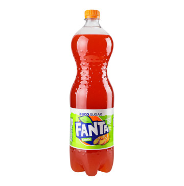 Напій безалкогольний сильногазований соковмісний на ароматизаторах Exotic Zero Sugar Fanta п/пл 1.25л