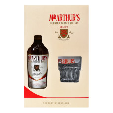 Набір Віскі 0.7л 40% + 1 склянка MacArthur's к/у