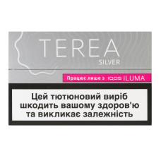 Виріб тютюновмісний для електричного нагрівання з фільтром Terea Silver 20шт