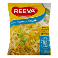 Локшина швидкого приготування зі смаком сиру та зелені Reeva м/у 85г