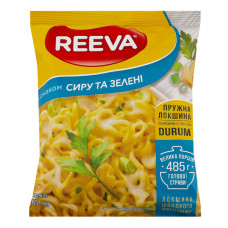 Локшина швидкого приготування зі смаком сиру та зелені Reeva м/у 85г