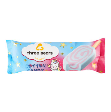 Морозиво 12% Cotton Candy Three bears м/у 70г