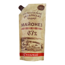 Майонез 67% Столовий Національні українські традиції д/п 300г