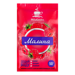 Концентрат для напоїв ягідний Малина MilaGusto м/у 50г
